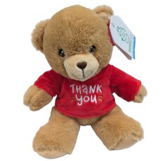 SE1099: 15cm Keeleco Thank You Bear  (100% Recycled)